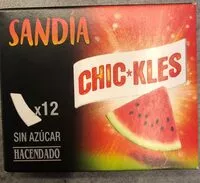 Mängden socker i Sandia chic*kles