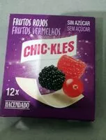 Mängden socker i Chickles frutos rojos
