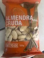 Mängden socker i Almendra cruda