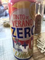 Mängden socker i Tinto de verano 0% sabor lemon