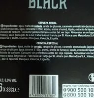 Mängden socker i Black cerveza negra