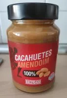 Mängden socker i Crema de cacahuete 100%