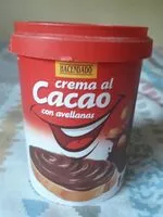 Mängden socker i Crema al cacao con avellanas