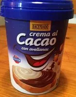 Mängden socker i Crema al cacao con avellanas