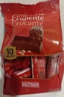 Mängden socker i Turrón chocolate crujiente