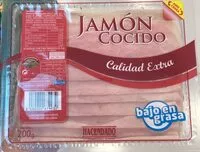 Mängden socker i Jamon cocido calidad extra