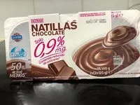Mängden socker i Natillas chocolate 0,9%