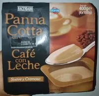 Mängden socker i Panna cotta café con leche