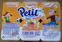 Mängden socker i Petit fresa-platano