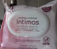 Mängden socker i Toallitas íntimas