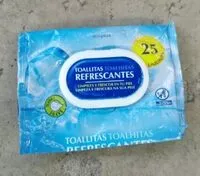 Mängden socker i Toallitas refrescantes