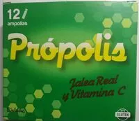 Mängden socker i Própolis, Jalea Real y Vitamina C