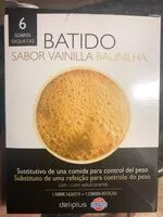 Mängden socker i Batido sustitutivo sabor vainilla