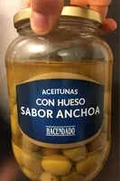 Mängden socker i Aceitunas con hueso sabor anchoa