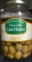 Mängden socker i Aceitunas con hueso