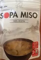 Mängden socker i Sopa miso 100% vegetal