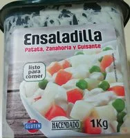 Mängden socker i Ensaladilla de patata, zanahoria y guisante