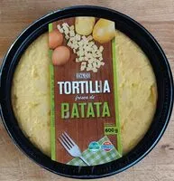 Mängden socker i Tortilla de patata sin cebolla
