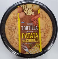 Mängden socker i Tortilla Patata con chorizo