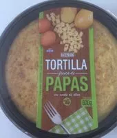 Mängden socker i Tortilla fresca de papas