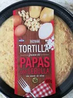 Mängden socker i Tortilla fresca de papas con cebolla