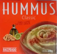 Mängden socker i Hummus de garbanzos receta clásica