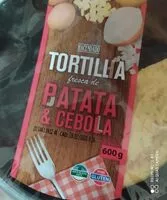 Mängden socker i Tortilla con cebolla