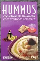 Mängden socker i Hummus con olivas de kalamata
