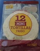 Mängden socker i 12 Mini Tortillas Trigo