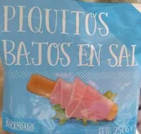 Mängden socker i Piquitos Bajos En Sal