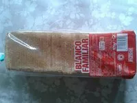 Mängden socker i Pan de molde blanco familiar