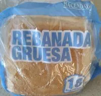 Mängden socker i Pan de molde rebanada gruesa