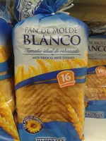 Mängden socker i Pan de molde blanco