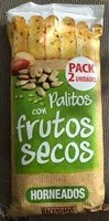 Mängden socker i Palitos con frutos secos horneados