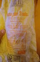 Mängden socker i 3 barras de pan