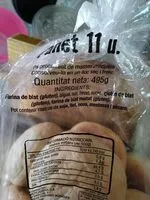 Mängden socker i 11 panets