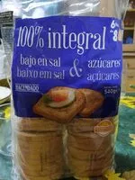 Mängden socker i Pan tostado 100% integral bajo en sal y en azúcares