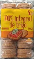 Mängden socker i Pan Tostado 100% Integral de Trigo