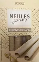 Mängden socker i Neules grans amb xocolata blanca
