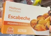 Mängden socker i Mejillones Escabeche