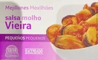 Mängden socker i Mejillones en salsa de vieira