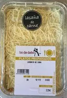 Mängden socker i Lasaña de carne
