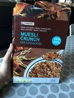 Mängden socker i Muesli crunch dos chocolates