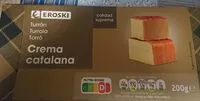 Mängden socker i Turrón crema catalana