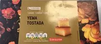 Mängden socker i Turrón de yema tostada
