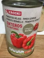 Mängden socker i Pimientos rojos enteros al natural