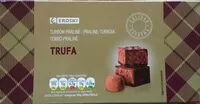Mängden socker i Turrón praliné trufa
