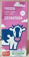 Mängden socker i Leche desnatada