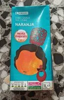 Mängden socker i Zumo de naranja