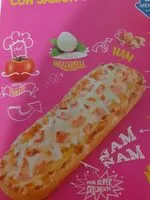 Mängden socker i Baguettes con jamón y queso